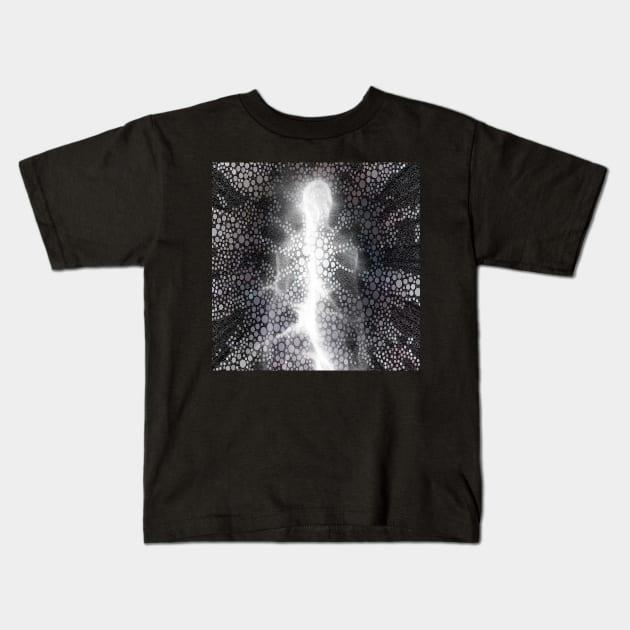 Abstract human energy Kids T-Shirt by rolffimages